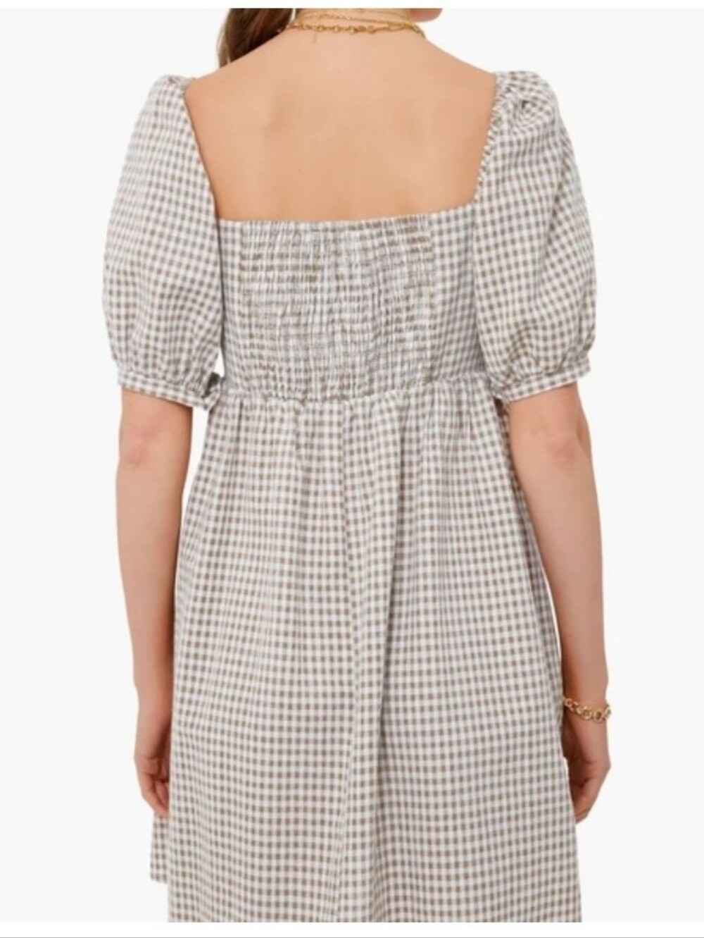 Pomander Place Tuckernuck Gingham Beechwood Babydoll Dress XXL - Picture 4 of 8